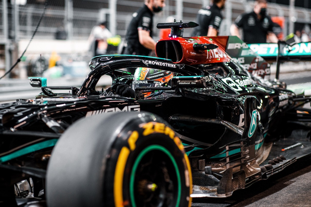 Mercedes-AMG Petronas W12 Formula 1 car